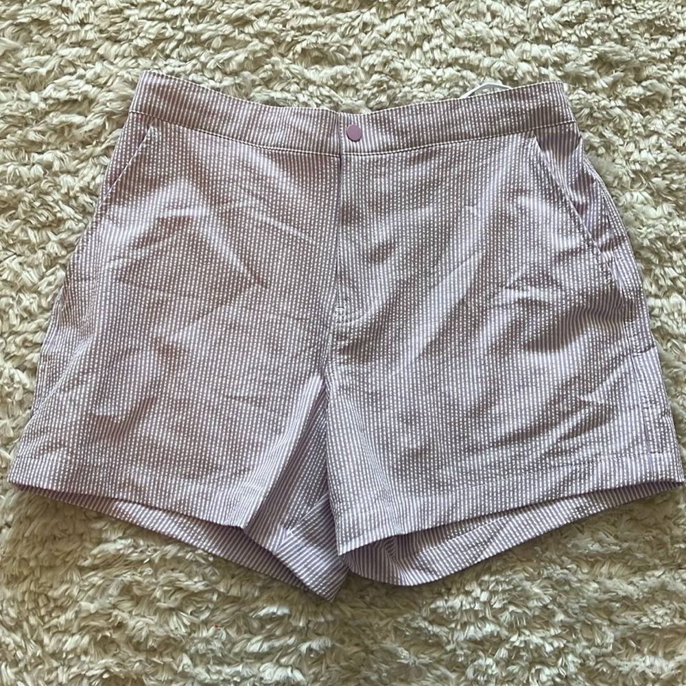 Abercrombie & Fitch Pink Striped Men Shorts